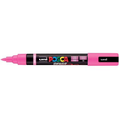 Marqueur Posca pointe moyenne Brush rose clair