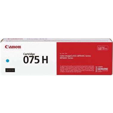 Canon 075H cartouche laser cyan haute capacité authentique