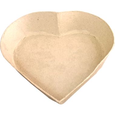 Lot de 10 vide poches carton forme coeur