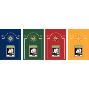 Bloc éphéméride sur plaque assorti