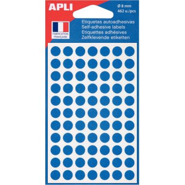 Agipa - Etui de 462 pastilles de couleur diamètre 8mm bleu - 111832