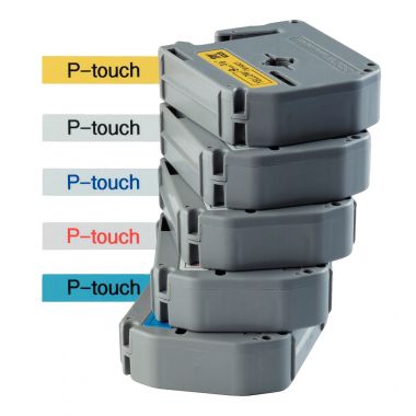 Recharge de ruban BROTHER MK noir et jaune 9 mm