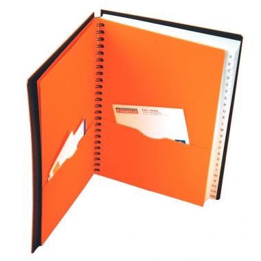 Répertoire à reliure intégrale ADDRESSBOOK format A5, 144 pages