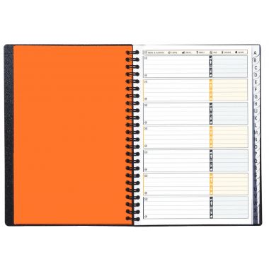 Répertoire à reliure intégrale ADDRESSBOOK format A5, 144 pages