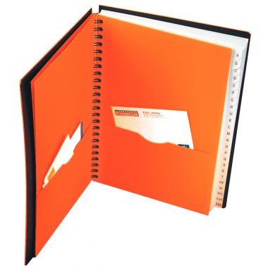 Répertoire à reliure intégrale ADDRESSBOOK format A5, 144 pages