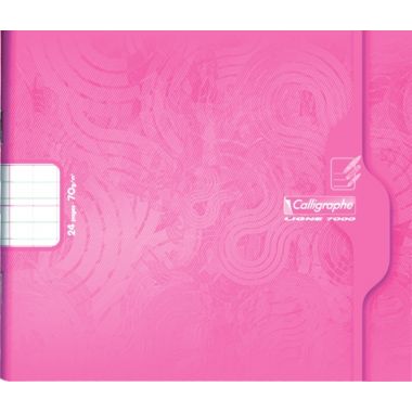 Piqûre maternelle 24 pages 17x14,7 cm à l'italienne, double ligne 3 mm interligne et verticale 70g