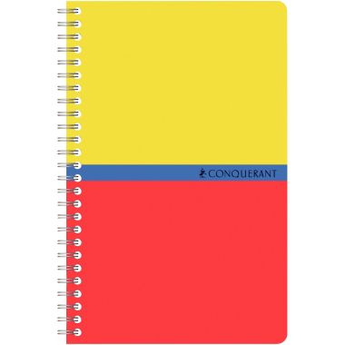 Carnet à reliure intégrale 100 pages CONQUERANT, format 11x17 cm, quadrillé 5x5, papier 70g