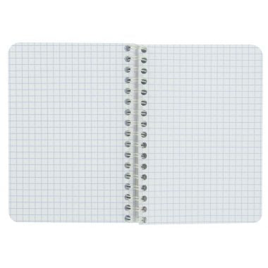 Carnet à reliure intégrale 180 pages CLAIREFONTAINE, format 9x14 cm, quadrillé 5x5, papier 90g