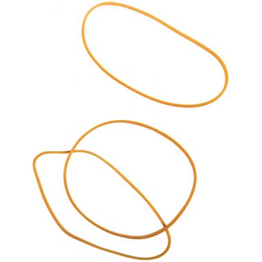 Boîte de 100g de bracelets blonds 80mm