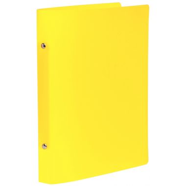 Classeur 2 anneaux en polypropylène, format 17x22 cm, dos 2 cm, coloris assortis