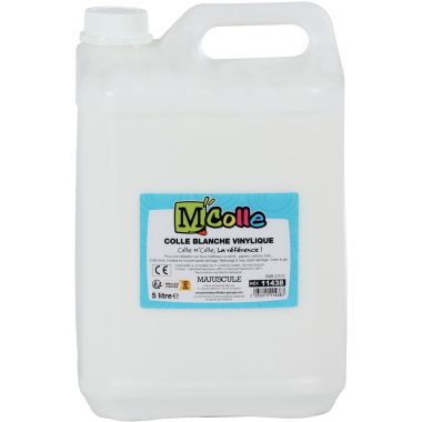 Bidon de colle 5L blanche vinylique