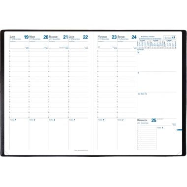 Quo Vadis® - Agenda Consul plastique 21X29,7cm noir - 024044Q
