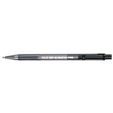 Stylo bille BPS Matic rétractable noir