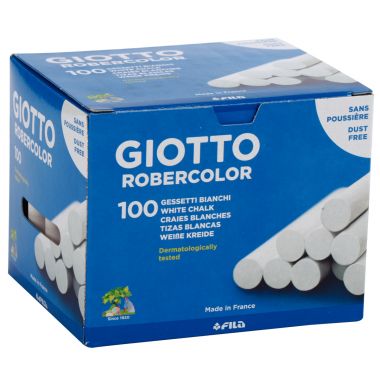 Boîte de 100 craies Robercolor blanc