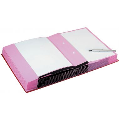 Emey - Parapheur à double clip 20 compartiments bordeaux - JRO 20