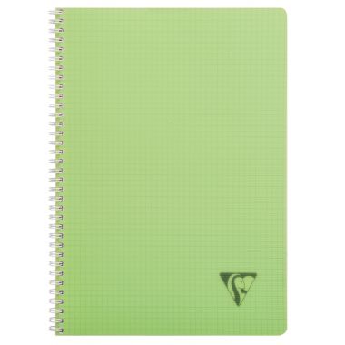 Clairefontaine - Cahier à spirale 100 pages LINICOLOR FRESH, format A4, seyès - 328115C