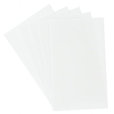 Boîte de 100 fiches bristol non perforées carte forte 205 g uni blanc format 7,5 x 12,5 cm