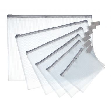 Pochette fourre-tout 190x250mm grise