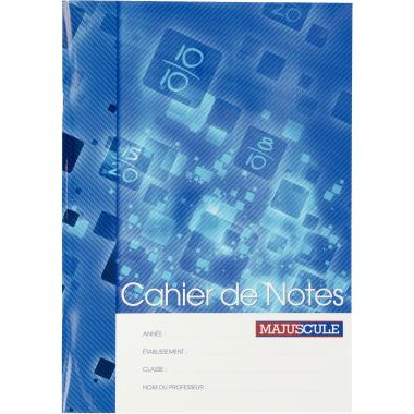 GC13769 - Cahier de notes 44 pages format 21 x 29,7 cm (A4) à la marque Majuscule - 9691