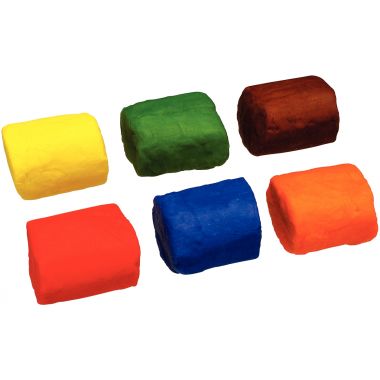 Boîte de 18 pains de 166 grammes de pâte à jouer couleurs vives assorties
