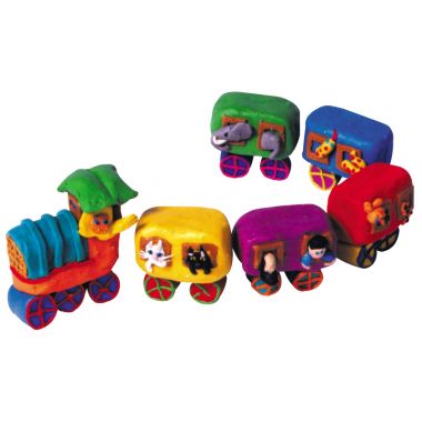 Boîte de 18 pains de 166 grammes de pâte à jouer couleurs vives assorties