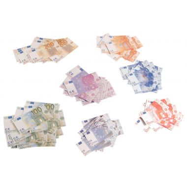 Sachet de 140 billets euros assortis