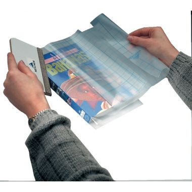 Rouleau de pellicule adhésive repositionnable. Format 25x0,61 m