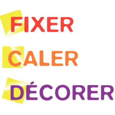 Blister de 80 pastilles adhésives Patafix jaunes