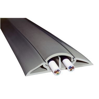 Protège cable à clip gris 5m