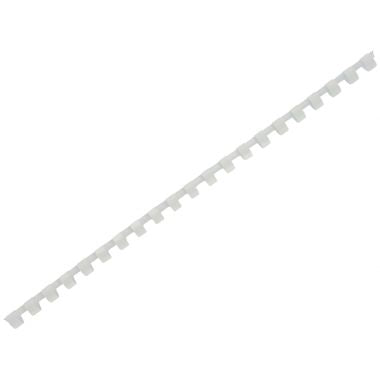 Boîte de 100 reliures plastiques couleur Ø 10mm blanc