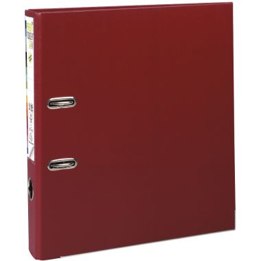 Classeur à levier PREM'TOUCH format A4+, dos 5 cm, bordeaux - 53104E