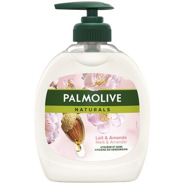 Palmolive - Flacon pompe 300ml crème lavante lait d'amande - 8003520012906