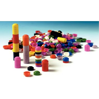 Sachet de 500 capsules à empiler 10 coloris assortis