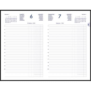 Agenda carre 1 jour euro/centimesassorti