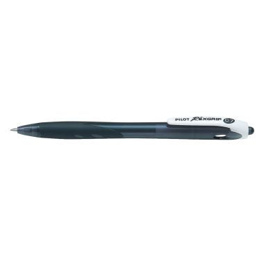 Stylo bille Rexgrip pointe moyenne noir