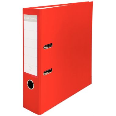 Exacompta - Classeur à levier pour format A4, dos 8 cm, rouge - 918403B