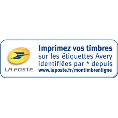 Boîte de 800 étiquettes multi-usages blanches 99,1x67,7mm