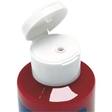 Boîte de 5 Flacons de 250 ml encre à dessiner turbo gel assortis + 12 tampons mousse offerts