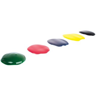 Boîte de 5 Flacons de 250 ml encre à dessiner turbo gel assortis + 12 tampons mousse offerts
