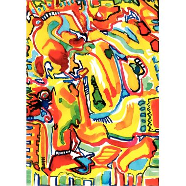 Boîte de 10 Flacons 250ml d'encre à dessiner MAJUSCULE, coloris assortis