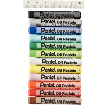 Boîte de 25 pastels huile PHN assorties