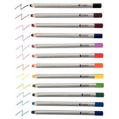 O'Color - Boîte de 12 crayons O'Color 8mm assortis - 1044