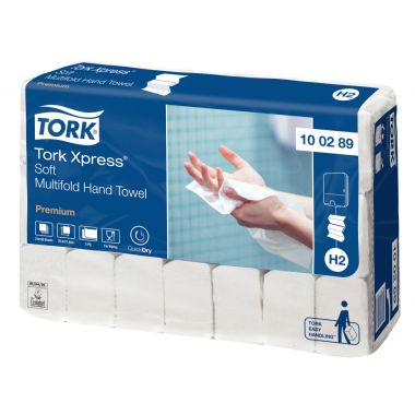 Carton de 3150 essuie-mains H2 pliage Z blanc