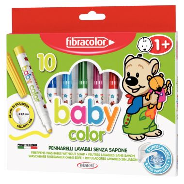 Boîte de 10 feutres Baby Color assortis
