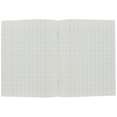 Cahier d'apprentissage piqûre 32 pages, format 17x22 cm, réglure maternelle seyès 3 mm