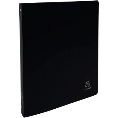 Classeur 4 anneaux en polypropylène OPAK, format A4+, dos 4 cm, noir