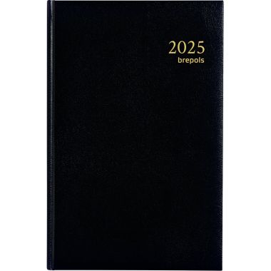 Agenda carré euro et centimes 2 jours par pages noir