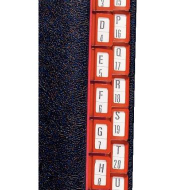 Trieur de luxe à cavaliers métalliques 25 compartiments