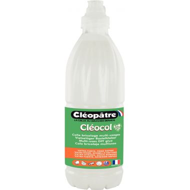 Flacon de colle 1Kg vinylique Cléocol