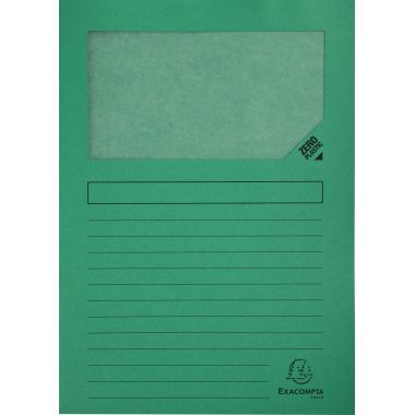 Paquet de 100 pochettes coin papier FOREVER 130g, vert